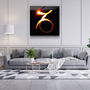 ."Capricorn Zodiac Symbol". Glass Wall Art - ArtDesigna Glass Printing Wall Art