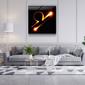 ."Libra Zodiac Symbol". Glass Wall Art - ArtDesigna Glass Printing Wall Art