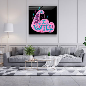 ・"I can I will"・Glass Wall Art - ArtDesigna Glass Printing Wall Art