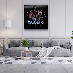 ・"Make It Happen"・Glass Wall Art - ArtDesigna Glass Printing Wall Art