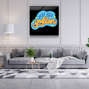 ・"You Are Golden"・Glass Wall Art - ArtDesigna Glass Printing Wall Art