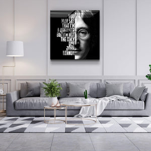 ・"John Lennon"・Designers Collection Glass Wall Art - ArtDesigna Glass Printing Wall Art