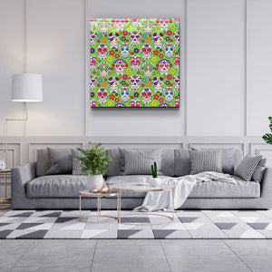 ・"Latino Skulls"・Glass Wall Art - ArtDesigna Glass Printing Wall Art