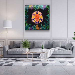 ・"Animal Republic-Lion"・Designers Collection Glass Wall Art - ArtDesigna Glass Printing Wall Art