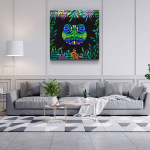 ・"Animal Republic-Frog"・Designers Collection Glass Wall Art - ArtDesigna Glass Printing Wall Art
