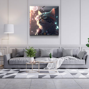 ."Thinker". Secret World Collection Glass Wall Art - ArtDesigna Glass Printing Wall Art