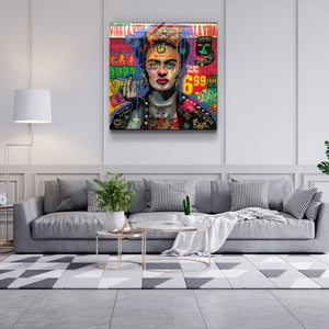 ."Frida". Designer's Collection Glass Wall Art - ArtDesigna Glass Printing Wall Art