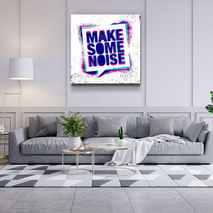 ."Make Some Noise". Designer's Collection Glass Wall Art - ArtDesigna Glass Printing Wall Art