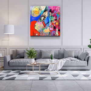 ."Rabbit Illustration". Designer's Collection Glass Wall Art - ArtDesigna Glass Printing Wall Art
