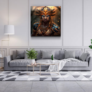 ."Warriors 1". Secret World Collection Glass Wall Art - ArtDesigna Glass Printing Wall Art