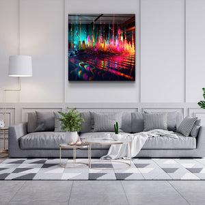 ."Paint Drops V1". Designers Collection Glass Wall Art - ArtDesigna Glass Printing Wall Art