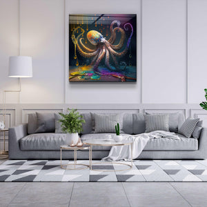 ."Painter Octo". Designers Collection Glass Wall Art - ArtDesigna Glass Printing Wall Art