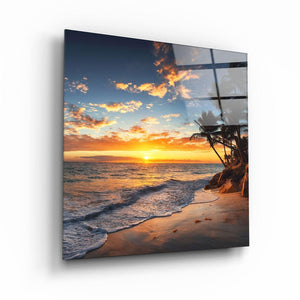 ・"Palm Trees"・Glass Wall Art - ArtDesigna Glass Printing Wall Art