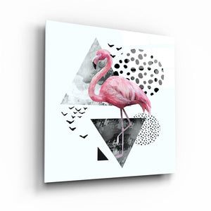 ・"Flamingo"・Glass Wall Art - ArtDesigna Glass Printing Wall Art