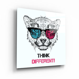 ・"Think Different"・Glass Wall Art - ArtDesigna Glass Printing Wall Art