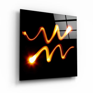 ."Aquarius Zodiac Symbol". Glass Wall Art - ArtDesigna Glass Printing Wall Art