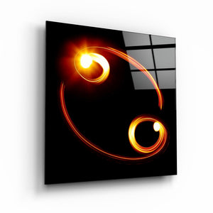 ."Cancer Zodiac Symbol". Glass Wall Art - ArtDesigna Glass Printing Wall Art