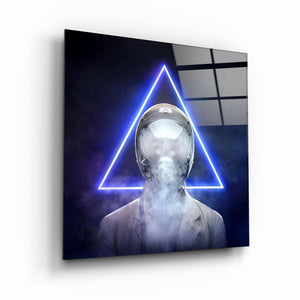 ・"Smoky Face"・Glass Wall Art - ArtDesigna Glass Printing Wall Art