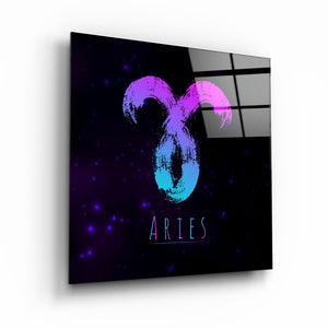 ."Zodiac V2 - Aries". Glass Wall Art - ArtDesigna Glass Printing Wall Art