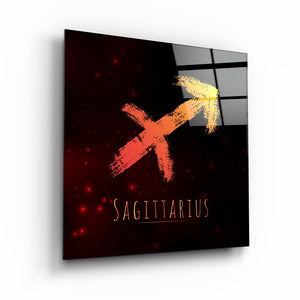 ."Zodiac V2 - Sagittarius". Glass Wall Art - ArtDesigna Glass Printing Wall Art