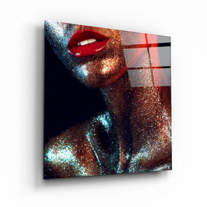 ・"Silvery Make Up"・Glass Wall Art - ArtDesigna Glass Printing Wall Art