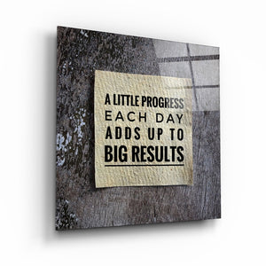 ・"Big Results"・Glass Wall Art - ArtDesigna Glass Printing Wall Art