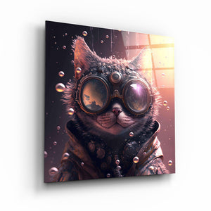 ."Spotter". Secret World Collection Glass Wall Art - ArtDesigna Glass Printing Wall Art