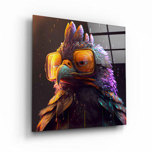 ."Aviator". Secret World Collection Glass Wall Art - ArtDesigna Glass Printing Wall Art