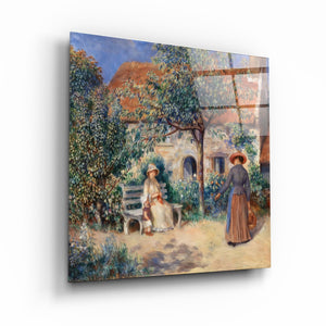 ."In Brittany (En Bretagne) (1886) by Pierre-Auguste Renoir". Glass Wall Art - ArtDesigna Glass Printing Wall Art