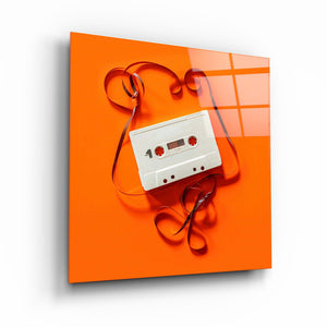 ."Cassette". Designer's Collection Glass Wall Art - ArtDesigna Glass Printing Wall Art
