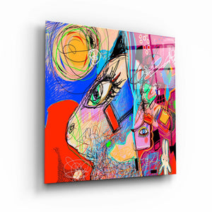 ."Rabbit Illustration". Designer's Collection Glass Wall Art - ArtDesigna Glass Printing Wall Art