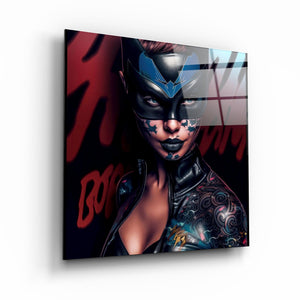 ."Tattooed v8". Designer's Collection Glass Wall Art - ArtDesigna Glass Printing Wall Art