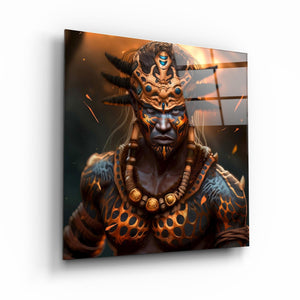 ."Warriors 2". Secret World Collection Glass Wall Art - ArtDesigna Glass Printing Wall Art
