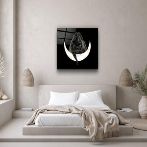 ."Moon Modern V1". Designer's Collection Glass Wall Art - ArtDesigna Glass Printing Wall Art