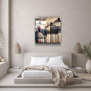 ・"Bird Cage"・Glass Wall Art - ArtDesigna Glass Printing Wall Art
