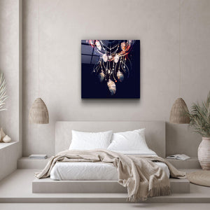 ."Feather Necklace". Glass Wall Art - ArtDesigna Glass Printing Wall Art