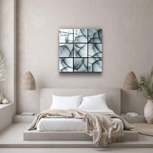 ・"Flower Mosaic"・Glass Wall Art - ArtDesigna Glass Printing Wall Art