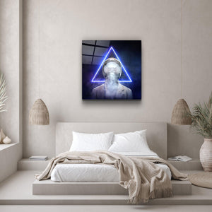 ・"Smoky Face"・Glass Wall Art - ArtDesigna Glass Printing Wall Art