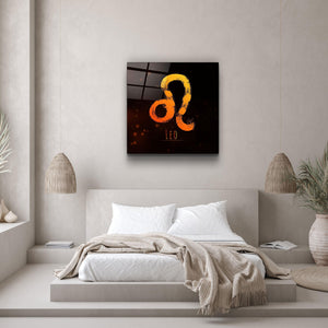."Zodiac V2 - Leo". Glass Wall Art - ArtDesigna Glass Printing Wall Art