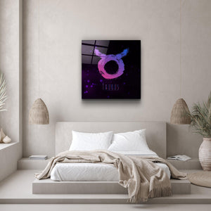 ."Zodiac V2 - Taurus". Glass Wall Art - ArtDesigna Glass Printing Wall Art