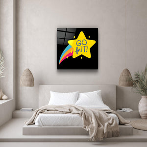 ・"Go For It"・Glass Wall Art - ArtDesigna Glass Printing Wall Art