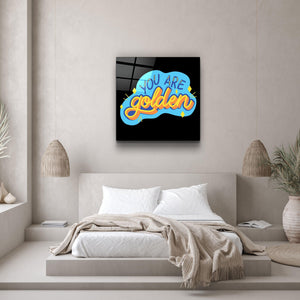 ・"You Are Golden"・Glass Wall Art - ArtDesigna Glass Printing Wall Art