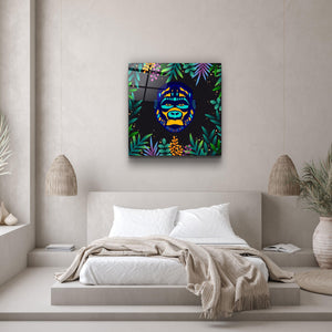 ・"Animal Republic-Gorilla"・Designers Collection Glass Wall Art - ArtDesigna Glass Printing Wall Art