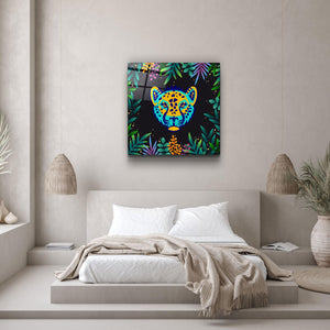 ・"Animal Republic-Cheetah"・Designers Collection Glass Wall Art - ArtDesigna Glass Printing Wall Art