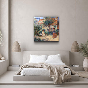 ."In Brittany (En Bretagne) (1886) by Pierre-Auguste Renoir". Glass Wall Art - ArtDesigna Glass Printing Wall Art