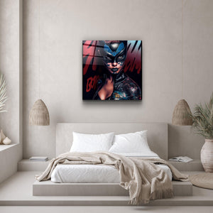 ."Tattooed v8". Designer's Collection Glass Wall Art - ArtDesigna Glass Printing Wall Art