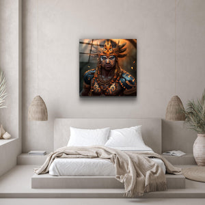 ."Warriors 1". Secret World Collection Glass Wall Art - ArtDesigna Glass Printing Wall Art