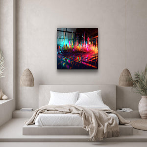 ."Paint Drops V1". Designers Collection Glass Wall Art - ArtDesigna Glass Printing Wall Art
