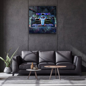 ."AlpineF1 Team". Designer's Collection Glass Wall Art - ArtDesigna Glass Printing Wall Art