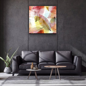 ・"Colored Leaves"・Glass Wall Art - ArtDesigna Glass Printing Wall Art